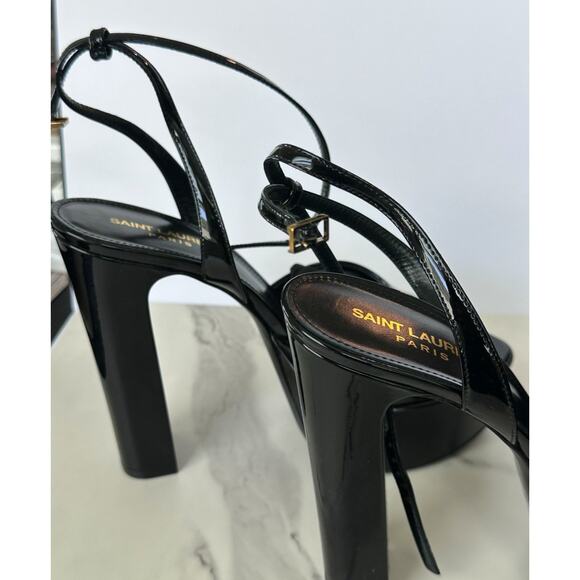 SAINT LAURENT Women's Jodie Platform Sandals (MSRP: $1,150) Brand New EU 40 US10 - Picture 3 of 10